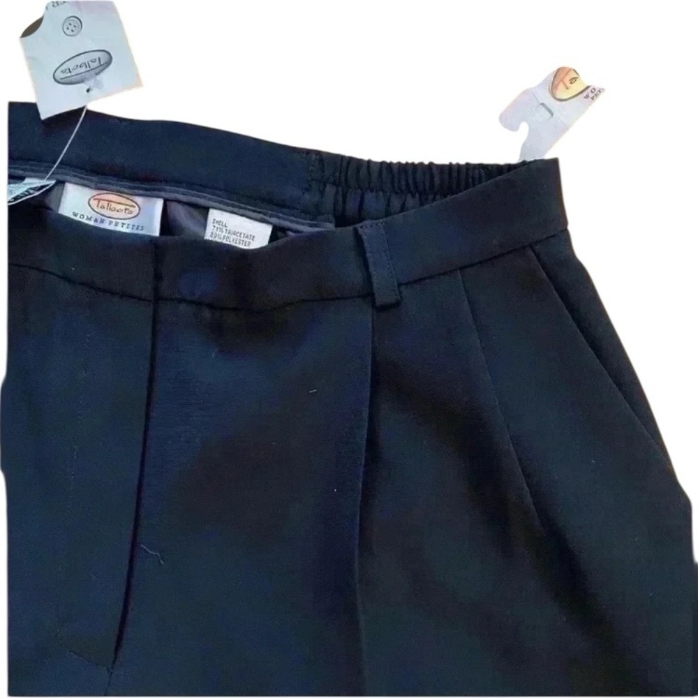 Talbots Womens Black petite slacks 14W NEW